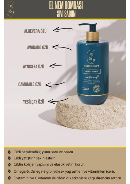 Yoğun Nemlendirici Onarıcı Sıvı Sabun El Sabunu 450 ml