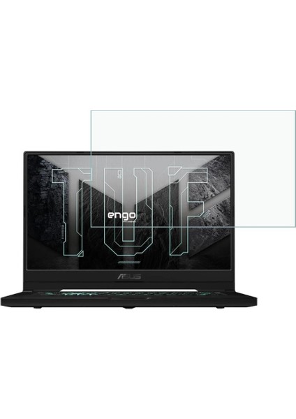 Asus Tuf Dash 15.6 Inç Ekran Koruyucu Nano Temperli Şeffaf