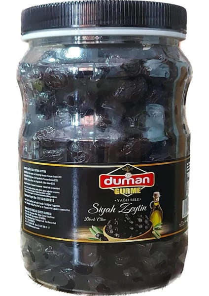 Duman Gurme  Kahvaltılık Gemlik Siyah Zeytin 1000 gr