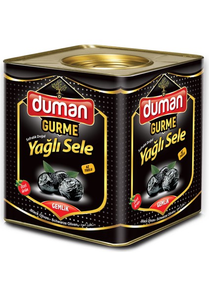 Gemlik Yağlı Sele Siyah Zeytin XL Boy (201-230) Klb 10 kg