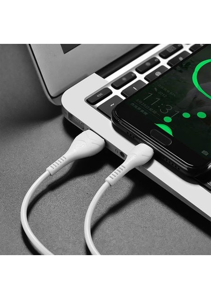 Polham 3.0A 1 Metre USB To Type C Ultra Hızlı Şarj ve Data Kablosu, Akım Korumalı, Dayanıklı Kablo