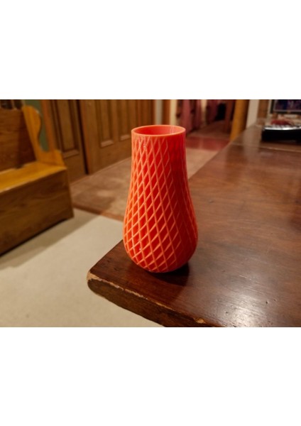 Lloret De Mar Lux Vazo Baklava Spiral Desen Yeşil 17CM indirimleri