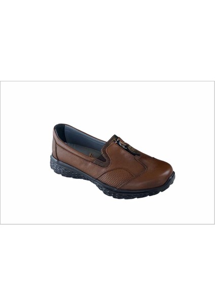 Kadın Anatomik Konfor Ayakkabı 032-0003 - Taba modelleri