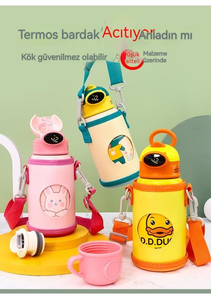 Yi Peak Akıllı Sıcaklık Göstergesi 500ML Çelik Matara (Yurt Dışından)