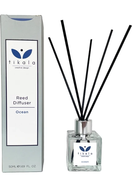 Bambu Çubuklu Oda Kokusu Okyanus Ocean Reed Diffuser 50 ml