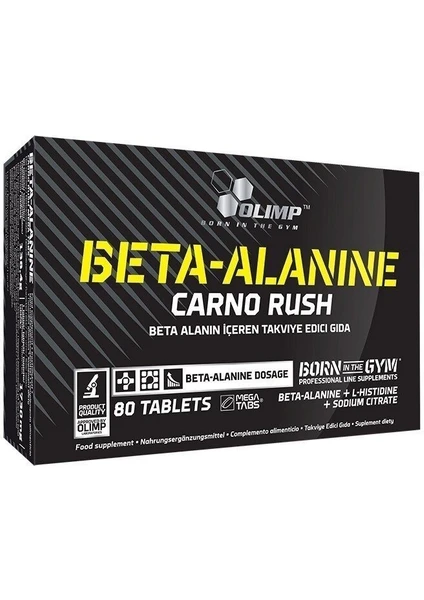 Beta Alanin Mega Caps 80 Kapsül Güç Dayanıklılık B6 Vitamin