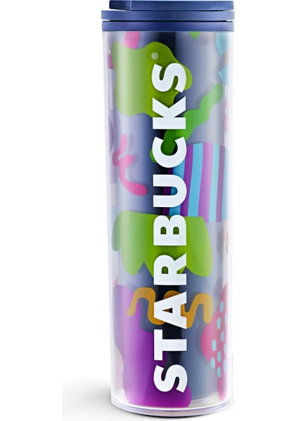 Starbucks® Plastik Termos - Renkli - 473 ml - 11144846