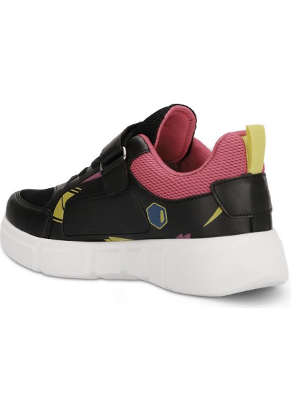 KEPA IN Kız Çocuk Sneaker Koşu & Yürüyüş Ayakkabısı Siyah / Fuşya