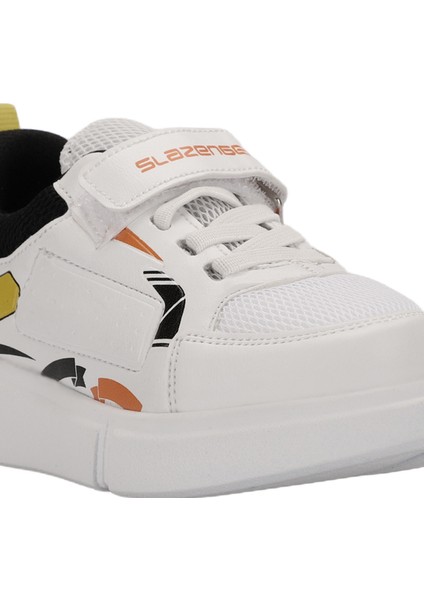 KEPA IN Erkek Çocuk Sneaker Koşu & Yürüyüş Ayakkabısı Beyaz / Siyah fırsatları