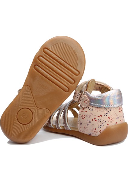 GA23008 Kifidis-Kids Kız Çocuk Deri Sandalet 19-23 modelleri