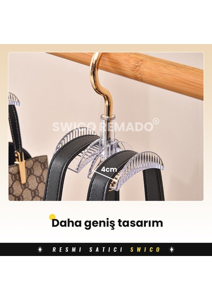 Çanta Askısı Şal Askılığı Dolap Içi Organizer Askılık 2 Adet (Yurt Dışından)