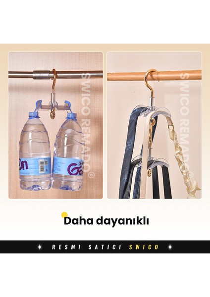 Çanta Askısı Şal Askılığı Dolap Içi Organizer Askılık 2 Adet (Yurt Dışından)
