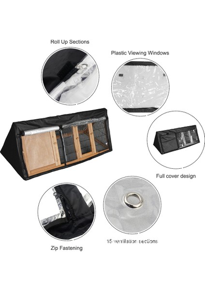 Üçgen Pet Tavşan Kafesi Toz Kapağı (Yurt Dışından) fiyatları