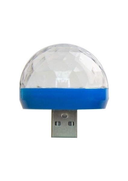 10 Adet Sıcak Satış Altı Renk Kristal Ampul Sihirli Top Küçük Renkli Işık Mini USB Ses Kontrolü Mantar Işık LED Araba Kullanıcı Dışında (Yurt Dışından)