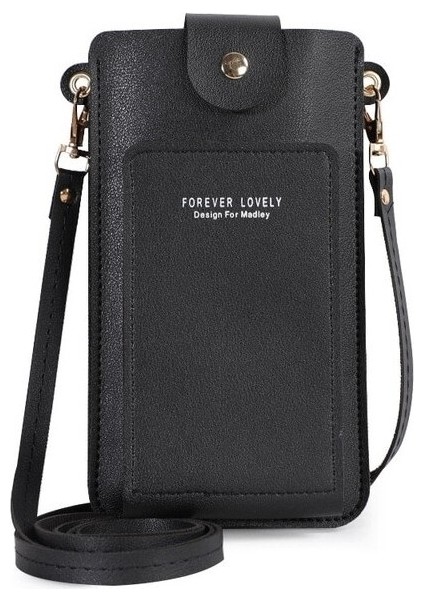 Cep Telefonu Çantası Kadın Katlanır Küçük Crossbody Çanta Kore Versiyonu Küçük Çok Fonksiyonlu Büyük Kapasiteli Bozuk Para Cüzdanı Kart Çantası Kadın (Yurt Dışından)