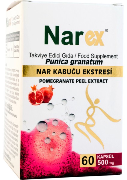 Narex 750 mg Kapsül Nar kabuğu ektresi