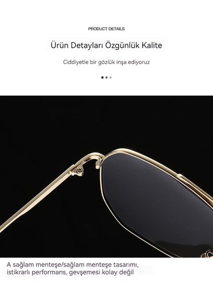 Wang Stars Aviator Hafif Metal Çerçeve Uv Korumalı Spor Sürüş Güneş Gözlüğü (Yurt Dışından)