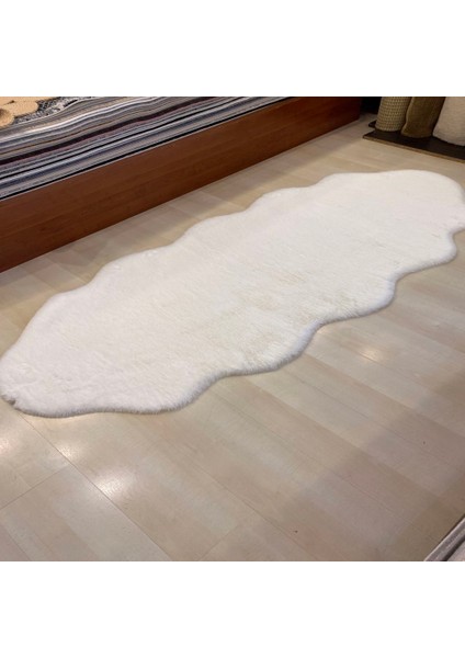 Mollıs Suni Tavşan Postu Beyaz 2'li 80 x 200 cm fiyatları