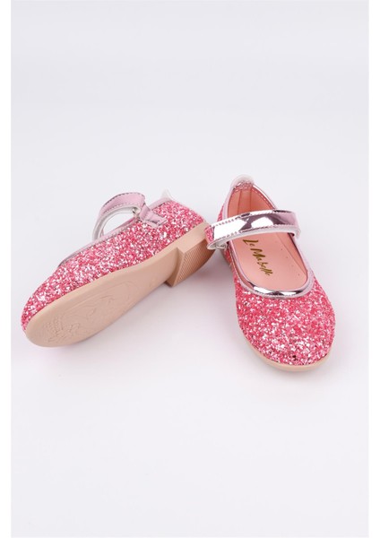 Pembe Simli Cırtlı Kız Çocuk Ayakkabı fiyatları