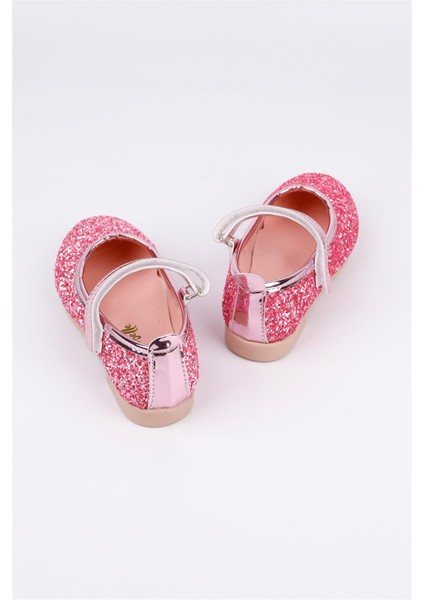 Pembe Simli Cırtlı Kız Çocuk Ayakkabı modelleri
