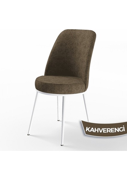 Concept Dexa Serisi Üst Kalite Mutfak Sandalyesi Metal Beyaz Iskeletli 4 Adet Sandalye fiyatları