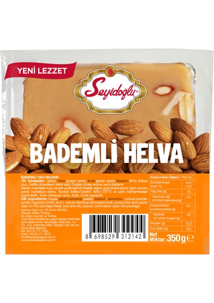 Yaz Helvası Bademli 350 gr