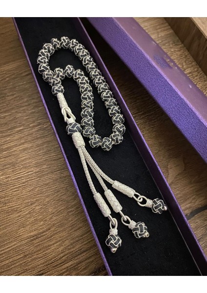 Erkek Gümüş Kazaziye Tesbih