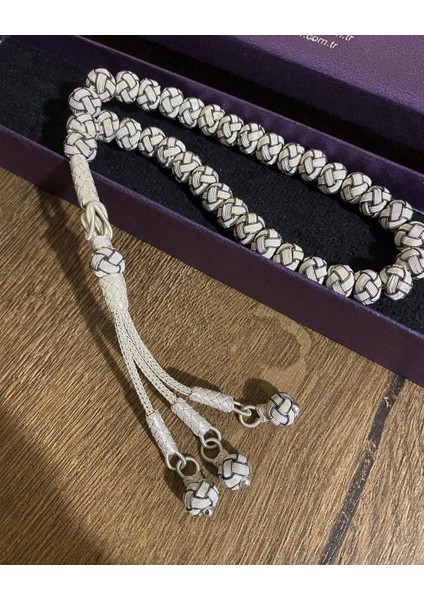 Erkek Gümüş Kazaziye Tesbih