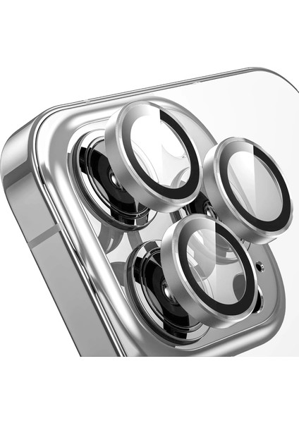 iPhone 13 Pro / 13 Pro Max Uyumlu Kamera Lens Koruyucu (3'lü Set)