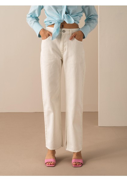 %100 Pamuk Regular Fit Denim Pantolon