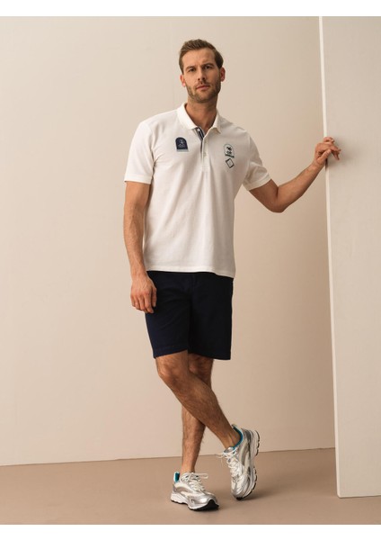 Pamuk Keten Karışımlı Regular Fit Şort