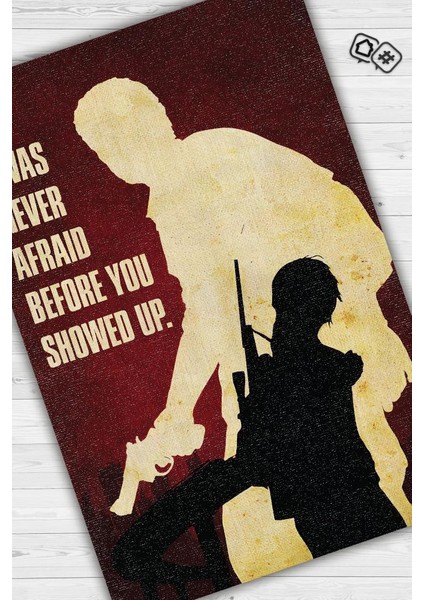 Korkmuyordum Dokuma Tabanlı Yıkanabilir The Last Of Us Gamer Halısı fiyatları