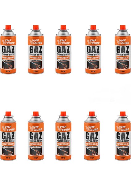 -Kamp Ocak Gazı Valfli Kartuş 227GR - 10 Adet