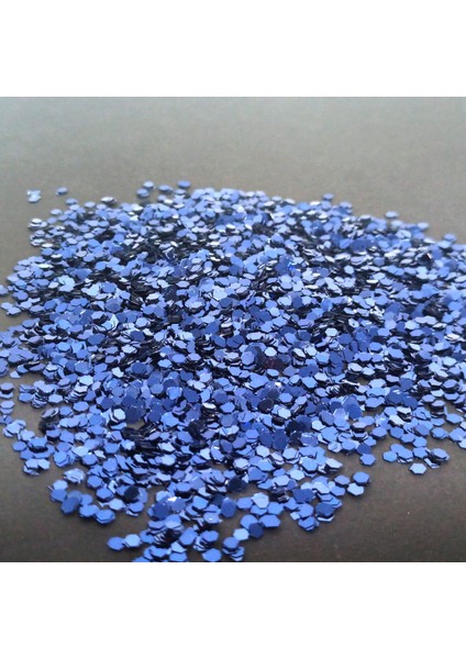 Glitter Altıgen Epoksi Süsleme Pulu Nail Art Makyaj Sim Lacivert 100 gr fiyatları