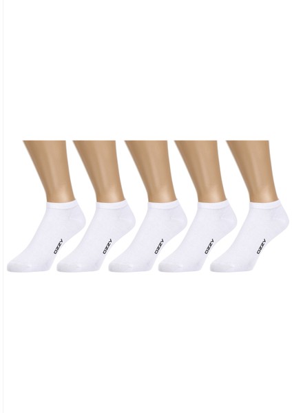 5 Çift Dikişsiz Pamuklu Beyaz Unisex Patik Çorap Yazlık Dayanıklı Topuk ve Burun fiyatları