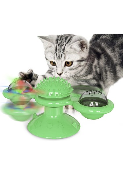 Yel Değirmeni Etkileşimli Kedi Oyuncağı (Yurt Dışından)