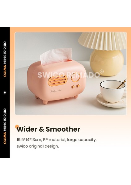 Yaratıcı Radyo Şekilli Mendil Tutucu (Yurt Dışından) fırsatları