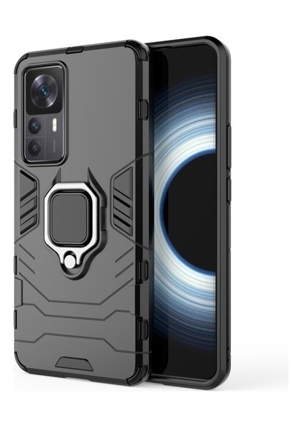 Xiaomi Mi 12T/12T Pro Için Telefon Kılıfı Araba Manyetik Halka Tutuculu (Yurt Dışından)