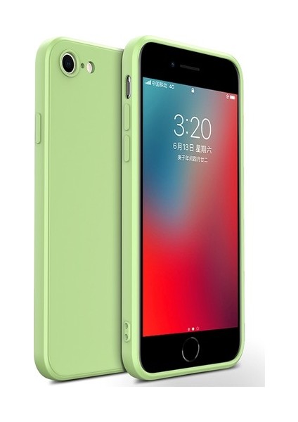 Simple Life iPhone 7 / iPhone 8 Için Ince Likit Silikon Shockproof Korumalı Kılıf (Yurt Dışından)