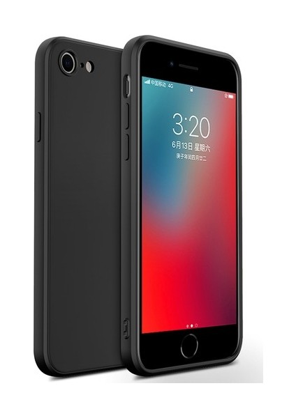 iPhone 7 / iPhone 8 Için Ince Likit Silikon Shockproof Korumalı Kılıf (Yurt Dışından)