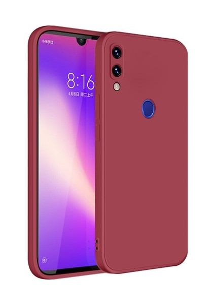 Xiaomi Redmi Note 7 / Note 7 Pro Için Ince Likit Silikon Shockproof Korumalı Kılıf (Yurt Dışından)