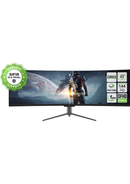 WQ49  49'' 1ms 144Hz Curved Dfhd 3840*1080 Gaming Monitör