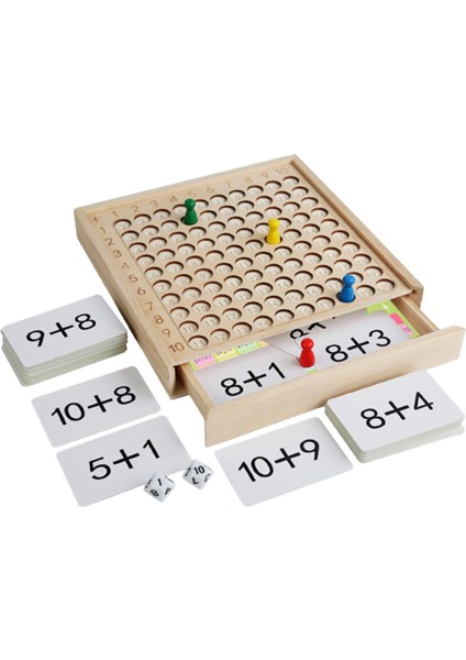 Ahşap Matematik Kurulu Eğitim Çarpma Kurulu Oyunu Çocuk Ilavesi Için (Yurt Dışından)