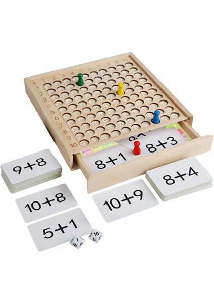 Ahşap Matematik Kurulu Eğitim Çarpma Kurulu Oyunu Çocuk Ilavesi Için (Yurt Dışından)