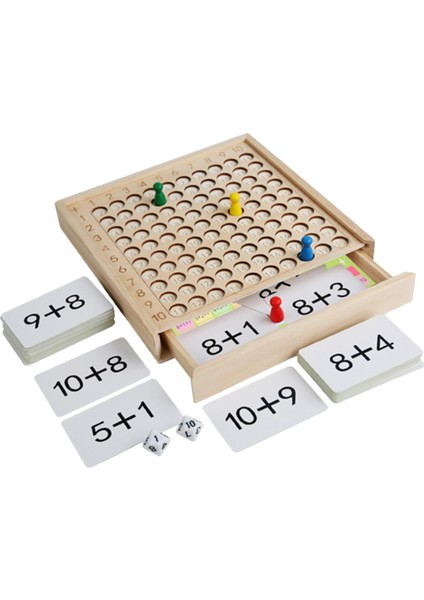 Ahşap Matematik Kurulu Eğitim Çarpma Kurulu Oyunu Çocuk Ilavesi Için (Yurt Dışından)