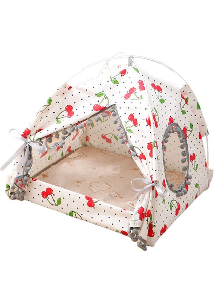Cat House Kabin Evcil Yatak Nefes Alabilir Kedi Kenne Mağarası Köpek Kedileri Tavşanlar Kiraz (Yurt Dışından) fiyatları