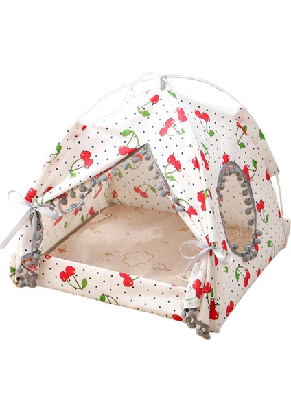 Cat House Kabin Evcil Yatak Nefes Alabilir Kedi Kenne Mağarası Köpek Kedileri Tavşanlar Kiraz (Yurt Dışından) indirimleri