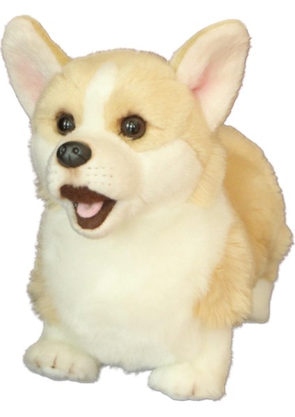 Peluş Corgi Bebek Yastık Yastığı, Sarılma Yastıkları, Gerçekçi Doldurulmuş Hayvan Peluş (Yurt Dışından)