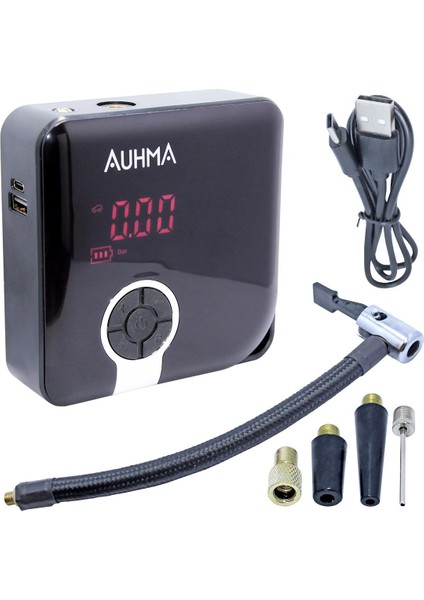 A5544 Şarjlı Dijital Lastik Şişirme Pompası