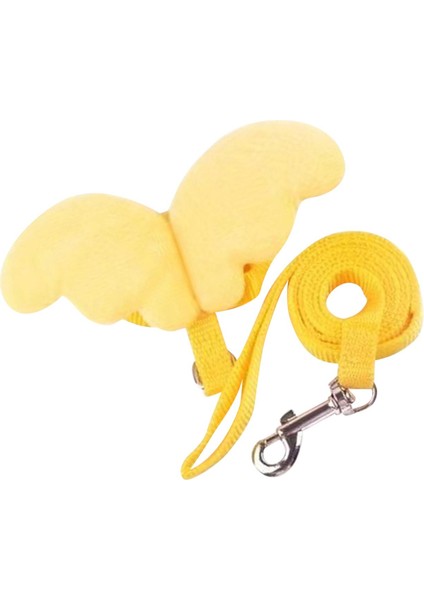 Kedi Köpek Tasması Yürüyüş Koşu Melek Evcil Hayvan Koşum Takımı ve Tasma Seti M Boyutu Sarı (Yurt Dışından) fiyatları